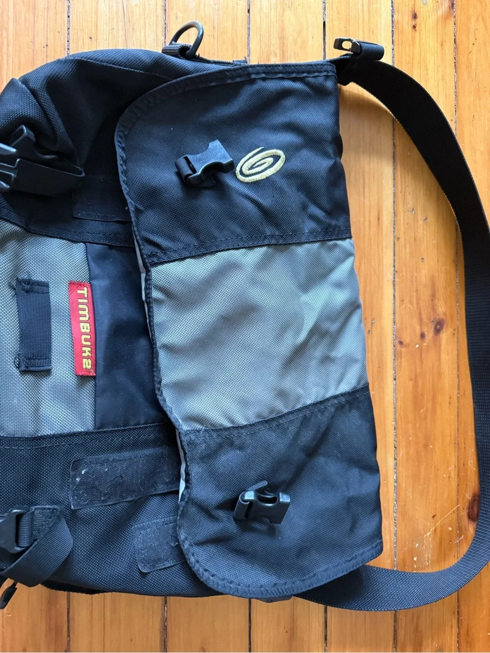 Timbuk2 Black and Gray Two-Tone Messenger Bag